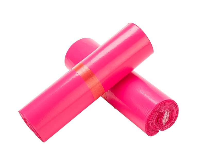 鲁甸玫红色快递袋-02